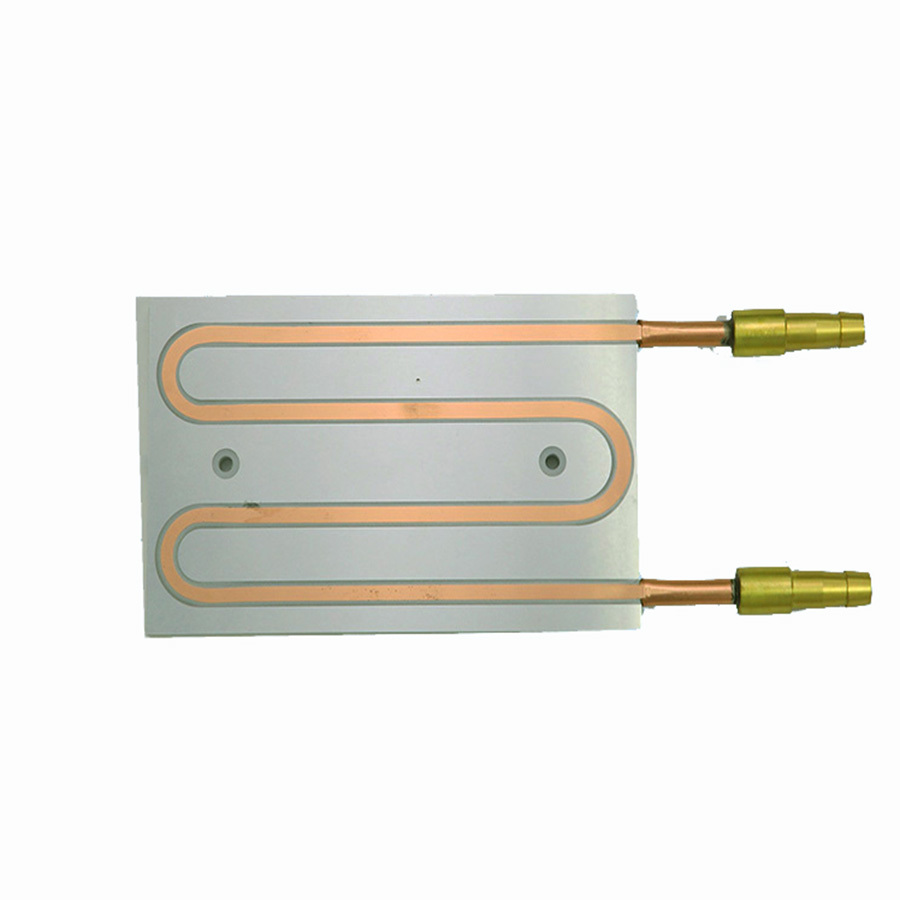 1kw Igbt Медная трубка Жидкость Холодный блок Пластина